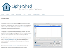 Tablet Screenshot of ciphershed.org
